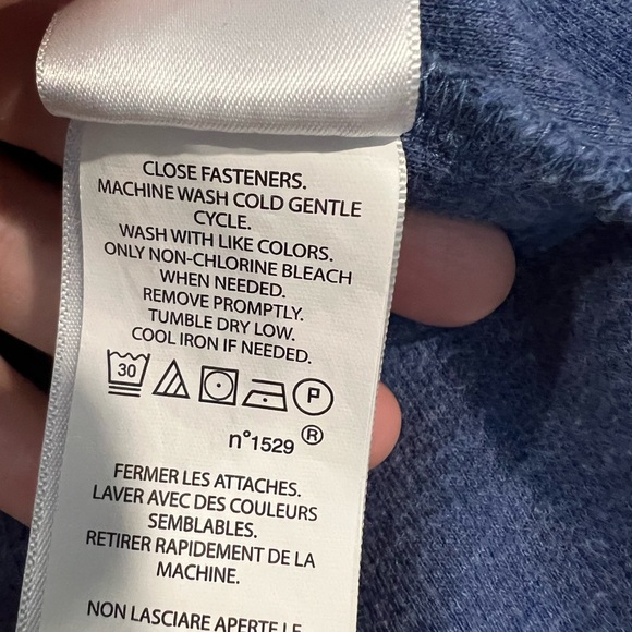 Polo Ralph Lauren Blue Quarter Zip Sweater Med M - Picture 7 of 7